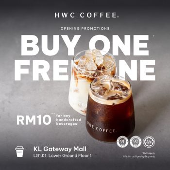 HWC-Coffee-Opening-Promo-at-KL-Gateway-Mall-350x350 - Beverages Food , Restaurant & Pub Kuala Lumpur Promotions & Freebies Selangor 