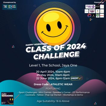 Happy-Hormones-Class-of-2024-Challenge-at-Jaya-One-3-350x350 - Events & Fairs Movie & Music & Games Sales Happening Now In Malaysia Selangor 