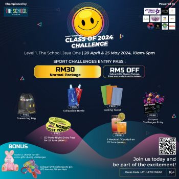 Happy-Hormones-Class-of-2024-Challenge-at-Jaya-One-350x350 - Events & Fairs Movie & Music & Games Sales Happening Now In Malaysia Selangor 