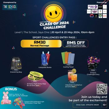 Happy-Hormones-Class-of-2024-Challenge-at-Jaya-One-350x350 - Events & Fairs Movie & Music & Games Selangor 