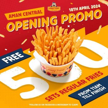 Happy-Potato-Opening-Promo-at-Aman-Central-350x350 - Food , Restaurant & Pub Kedah Promotions & Freebies 
