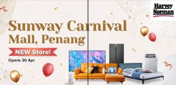 Harvey-Norman-Openign-Deal-at-Sunway-Carnival-Mall-350x169 - Electronics & Computers Furniture Home & Garden & Tools Home Appliances Home Decor Kitchen Appliances Penang Promotions & Freebies 