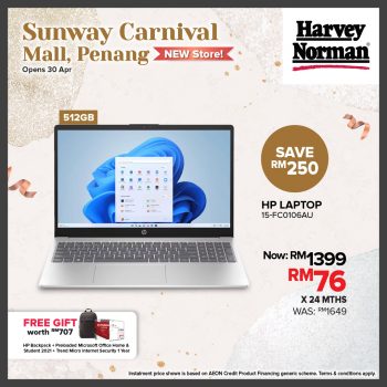 Harvey-Norman-Opening-Deal-at-Sunway-Carnival-Mall-5-350x350 - Electronics & Computers Furniture Home & Garden & Tools Home Appliances Home Decor Kitchen Appliances Penang Promotions & Freebies 