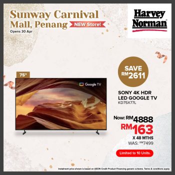 Harvey-Norman-Opening-Deal-at-Sunway-Carnival-Mall-8-350x350 - Electronics & Computers Furniture Home & Garden & Tools Home Appliances Home Decor Kitchen Appliances Penang Promotions & Freebies 