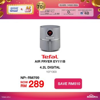 HomePro-PayDay-Sale-5.5-Sale-19-350x350 - Electronics & Computers Home Appliances Johor Kedah Kelantan Kitchen Appliances Kuala Lumpur Malaysia Sales Melaka Negeri Sembilan Online Store Pahang Penang Perak Perlis Putrajaya Sabah Sarawak Selangor Terengganu 