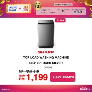 HomePro-PayDay-Sale-5.5-Sale-31-350x350 - Electronics & Computers Home Appliances Johor Kedah Kelantan Kitchen Appliances Kuala Lumpur Malaysia Sales Melaka Negeri Sembilan Online Store Pahang Penang Perak Perlis Putrajaya Sabah Sarawak Selangor Terengganu 
