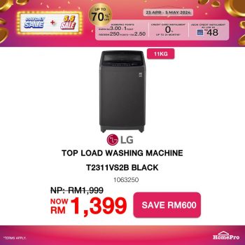 HomePro-PayDay-Sale-5.5-Sale-32-350x350 - Electronics & Computers Home Appliances Johor Kedah Kelantan Kitchen Appliances Kuala Lumpur Malaysia Sales Melaka Negeri Sembilan Online Store Pahang Penang Perak Perlis Putrajaya Sabah Sarawak Selangor Terengganu 