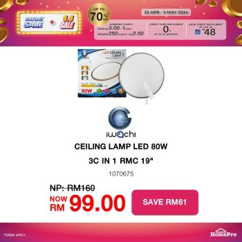 HomePro-PayDay-Sale-5.5-Sale-40-350x350 - Electronics & Computers Home Appliances Johor Kedah Kelantan Kitchen Appliances Kuala Lumpur Malaysia Sales Melaka Negeri Sembilan Online Store Pahang Penang Perak Perlis Putrajaya Sabah Sales Happening Now In Malaysia Sarawak Selangor Terengganu 