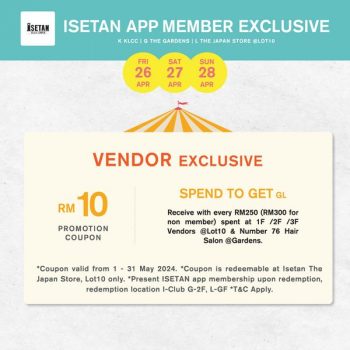 Isetan-Member-Carnival-Sale-4-350x350 - Fashion Lifestyle & Department Store Kuala Lumpur Malaysia Sales Selangor 