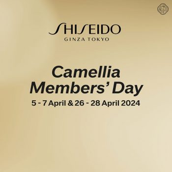 Isetan-SHISEIDO-Camellia-Members-Day-Promo-350x350 - Beauty & Health Promotions & Freebies Skincare 
