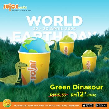 Juice-Works-World-Earth-Day-Special-350x350 - Beverages Food , Restaurant & Pub Johor Kedah Kelantan Kuala Lumpur Melaka Negeri Sembilan Pahang Penang Perak Perlis Promotions & Freebies Putrajaya Sabah Sarawak Selangor Terengganu 