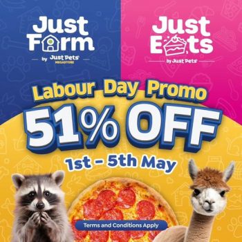 Just-Pets-Labour-Day-Promo-350x350 - Pets Promotions & Freebies Selangor 