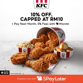KFC-SPayLater-Promo-350x350 - Fast Food Food , Restaurant & Pub Johor Kedah Kelantan Kuala Lumpur Melaka Negeri Sembilan Pahang Penang Perak Perlis Promotions & Freebies Putrajaya Sabah Sarawak Selangor Terengganu 
