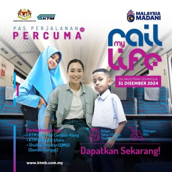 KTM-Berhad-MyRailLife-Pass-Special-350x350 - Johor Kedah Kelantan Kuala Lumpur Melaka Negeri Sembilan Online Store Pahang Penang Perak Perlis Promotions & Freebies Putrajaya Sabah Sales Happening Now In Malaysia Sarawak Selangor Sports,Leisure & Travel Terengganu Transportation 