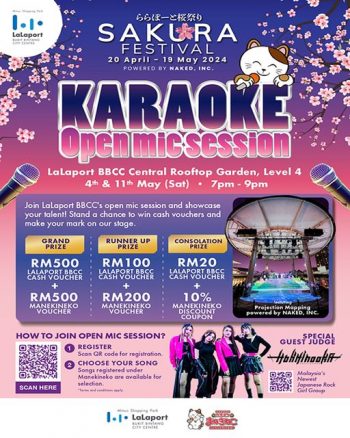 Karaoke-Manekineko-Karaoke-Open-Mic-Session-350x438 - Events & Fairs Karaoke Movie & Music & Games 