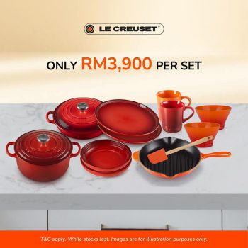 Le-Creuset-New-Home-Essentials-Bundle-Deal-1-350x350 - Home & Garden & Tools Kitchenware Kuala Lumpur Promotions & Freebies Selangor 