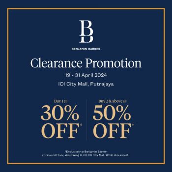 Metrojaya-Benjamin-Barkers-Clearance-Bonanza-350x350 - Apparels Fashion Accessories Fashion Lifestyle & Department Store Putrajaya 