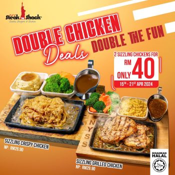 NY-Steak-Shack-Double-Chicken-Deals-350x350 - Food , Restaurant & Pub Johor Kedah Kelantan Kuala Lumpur Melaka Negeri Sembilan Pahang Penang Perak Perlis Promotions & Freebies Putrajaya Sabah Sarawak Selangor Terengganu 