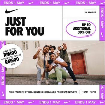 Nike-Special-Sale-at-Genting-Highlands-Premium-Outlets-350x350 - Apparels Fashion Accessories Fashion Lifestyle & Department Store Footwear Malaysia Sales Pahang 