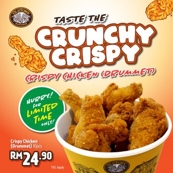 OLDTOWN-White-Coffee-Crispy-Chicken-Drummet-Special-350x350 - Food , Restaurant & Pub Johor Kedah Kelantan Kuala Lumpur Melaka Negeri Sembilan Pahang Penang Perak Perlis Promotions & Freebies Putrajaya Sabah Sales Happening Now In Malaysia Sarawak Selangor Terengganu 