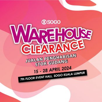 SOGO-Warehouse-Clearance-Sale-350x350 - Bags Fashion Lifestyle & Department Store Footwear Kuala Lumpur Selangor Warehouse Sale & Clearance in Malaysia 