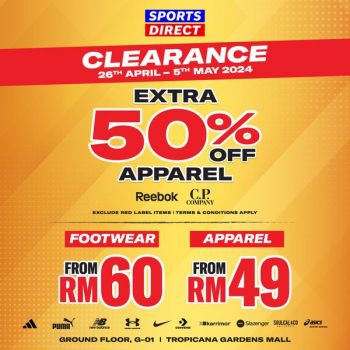 Sports-Direct-Clearance-Sale-at-Tropicana-Gardens-350x350 - Apparels Fashion Accessories Fashion Lifestyle & Department Store Footwear Selangor Warehouse Sale & Clearance in Malaysia 