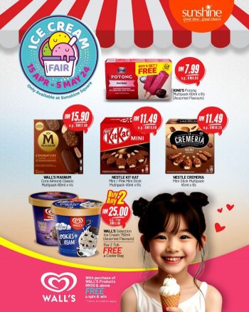 Sunshine-Ice-Cream-Fair-Promotion-350x438 - Ice Cream Penang Promotions & Freebies Sales Happening Now In Malaysia Supermarket & Hypermarket 