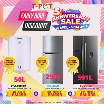 T-Pot-5th-Anniversary-Sale-4-350x350 - Electronics & Computers Home Appliances Johor Kedah Kelantan Kitchen Appliances Kuala Lumpur Malaysia Sales Melaka Negeri Sembilan Pahang Penang Perak Perlis Putrajaya Sabah Sarawak Selangor Terengganu 