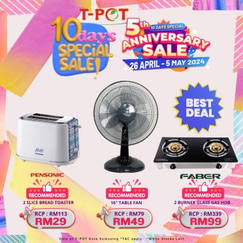 T-Pot-5th-Anniversary-Sale-9-350x350 - Electronics & Computers Home Appliances Johor Kedah Kelantan Kitchen Appliances Kuala Lumpur Malaysia Sales Melaka Negeri Sembilan Pahang Penang Perak Perlis Putrajaya Sabah Sarawak Selangor Terengganu 
