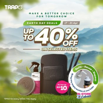 Trapo-Earth-Day-Deals-350x350 - Automotive Johor Kedah Kelantan Kuala Lumpur Melaka Negeri Sembilan Online Store Pahang Penang Perak Perlis Promotions & Freebies Putrajaya Sabah Sarawak Selangor Terengganu 