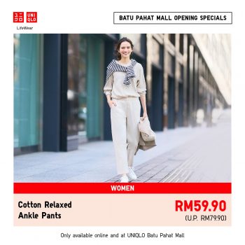 UNIQLO-Opening-Promo-at-Batu-Pahat-6-350x350 - Apparels Fashion Accessories Fashion Lifestyle & Department Store Johor Promotions & Freebies 