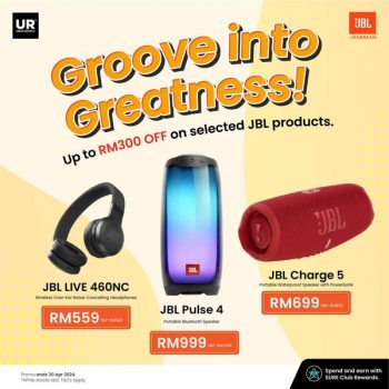 Now till 30 Apr 2024: Urban Republic - JBL Promo - EverydayOnSales.com