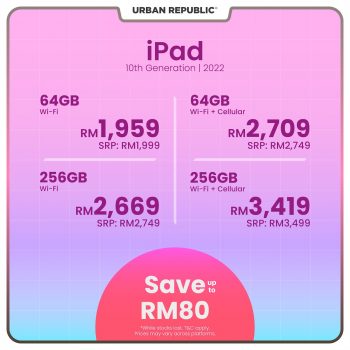Urban-Republic-Mid-Month-Sale-13-350x350 - Electronics & Computers IT Gadgets Accessories Johor Kedah Kelantan Kuala Lumpur Laptop Malaysia Sales Melaka Mobile Phone Negeri Sembilan Online Store Pahang Penang Perak Perlis Putrajaya Sabah Sarawak Selangor Tablets Terengganu 