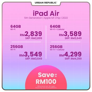 Urban-Republic-Mid-Month-Sale-9-350x350 - Electronics & Computers IT Gadgets Accessories Johor Kedah Kelantan Kuala Lumpur Laptop Malaysia Sales Melaka Mobile Phone Negeri Sembilan Online Store Pahang Penang Perak Perlis Putrajaya Sabah Sarawak Selangor Tablets Terengganu 