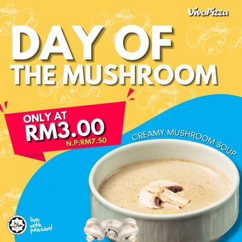 Vivo-Pizza-Day-of-the-Mushroom-Special-350x350 - Food , Restaurant & Pub Johor Kedah Kelantan Kuala Lumpur Melaka Negeri Sembilan Pahang Penang Perak Perlis Pizza Promotions & Freebies Putrajaya Sabah Sarawak Selangor Terengganu 