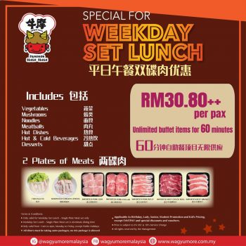 Wagyu-More-Weekday-Set-Lunch-Special-350x350 - Food , Restaurant & Pub Promotions & Freebies Sales Happening Now In Malaysia Selangor 