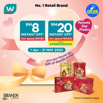 Watsons-BRANDS-Promo-350x350 - Beauty & Health Health Supplements Johor Kedah Kelantan Kuala Lumpur Melaka Negeri Sembilan Pahang Penang Perak Perlis Personal Care Promotions & Freebies Putrajaya Sabah Sales Happening Now In Malaysia Sarawak Selangor Terengganu 