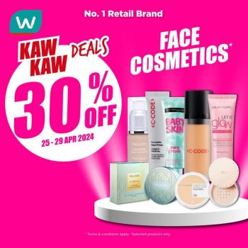 Watsons-Face-Cosmetics-Promo-350x350 25-29 Apr 2024: Watsons - Face Cosmetics Promo