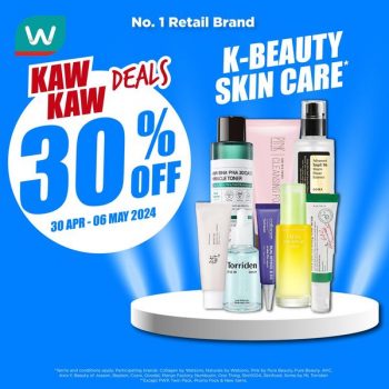 Watsons-K-Beauty-Skin-Care-Promo-350x350 - Beauty & Health Johor Kedah Kelantan Kuala Lumpur Melaka Negeri Sembilan Online Store Pahang Penang Perak Perlis Personal Care Promotions & Freebies Putrajaya Sabah Sarawak Selangor Skincare Terengganu 