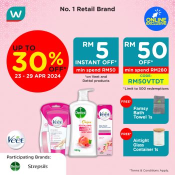 Watsons-Reckitt-Products-Promo-350x350 - Beauty & Health Johor Kedah Kelantan Kuala Lumpur Melaka Negeri Sembilan Pahang Penang Perak Perlis Personal Care Promotions & Freebies Putrajaya Sabah Sarawak Selangor Terengganu 