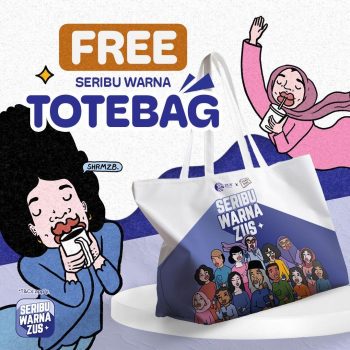 ZUS-Coffee-Free-Seribu-Warna-ToteBag-Promotion-350x350 - Beverages Food , Restaurant & Pub Johor Kedah Kelantan Kuala Lumpur Melaka Negeri Sembilan Pahang Penang Perak Perlis Promotions & Freebies Putrajaya Sabah Sarawak Selangor Terengganu 
