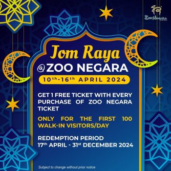Zoo-Negara-Hari-Raya-Promo-350x350 - Promotions & Freebies Selangor Sports,Leisure & Travel Theme Parks 