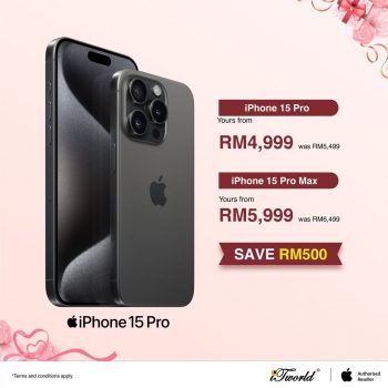 iTworld-iPhone-15-Pro-Series-Promo-350x350 - Electronics & Computers IT Gadgets Accessories Johor Kedah Kelantan Kuala Lumpur Melaka Mobile Phone Negeri Sembilan Online Store Pahang Penang Perak Perlis Promotions & Freebies Putrajaya Sabah Sales Happening Now In Malaysia Sarawak Selangor Terengganu 