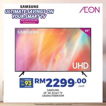 AEON-Malaysia-Samsung-TV-Clearance-Sale-7-350x350 - Electronics & Computers Home Appliances Warehouse Sale & Clearance in Malaysia 