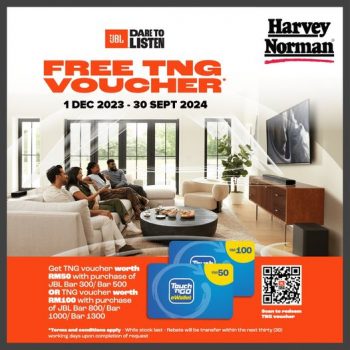 Harvey-Norman-Malaysia-Elevate-Your-Audio-Experience-with-JBL-Soundbars-Promotion-350x350 - Audio System & Visual System Electronics & Computers Johor Kedah Kelantan Kuala Lumpur Melaka Negeri Sembilan Pahang Penang Perak Perlis Promotions & Freebies Putrajaya Sabah Sarawak Selangor Terengganu 