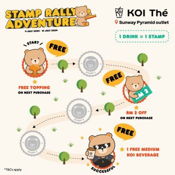 KOI-The-Sunway-Pyramid-Enjoy-Stamp-Rally-Adventure-Free-Drinks-Promotion-1-350x350 - Food , Restaurant & Pub Promotions & Freebies Selangor 