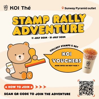 KOI-The-Sunway-Pyramid-Enjoy-Stamp-Rally-Adventure-Free-Drinks-Promotion-350x350 - Food , Restaurant & Pub Promotions & Freebies Selangor 