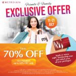11-21 July 2024: Metrojaya Malaysia: Up to 70% Off Sale
