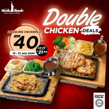 NY-Steak-Shack-Malaysia-Double-Chicken-Deals-Promotion-350x350 - Food , Restaurant & Pub Kuala Lumpur Promotions & Freebies Selangor 