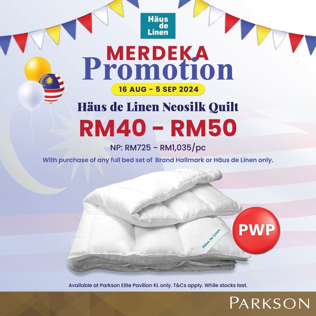 Parkson-Malaysia-Merdeka-Celebration-Special-Sale-6 - Beddings Home & Garden & Tools Kuala Lumpur Malaysia Sales Mattress Selangor